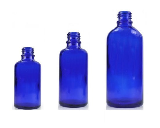 Blue Glass Bottles - ekoface